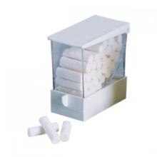 Distributeur Rouleaux Coton En Plastic Blanc