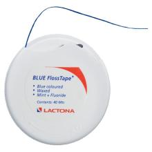 Lactona Blue Floss Tape Waxed 40Mtr 12pcs