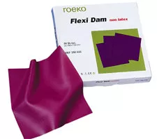 Flexi Dam Non Latex Bleu 30pcs