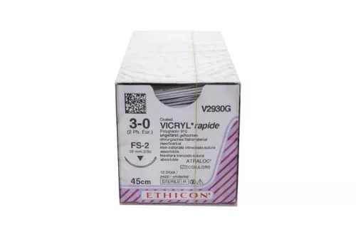 Vicryl Violet Resorbable 4.0 16Mm 3/8 75Cm 36p