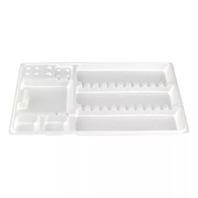 Dispotrays 18X14Cm Compartimente Blanc 400pcs