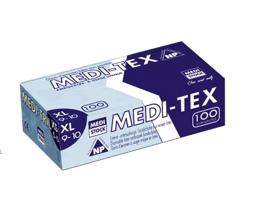 Gants Medi-Tex Pf Xsmall 100pcs